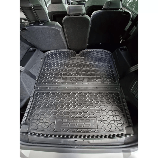 Килимок в багажник для Peugeot 5008 (2026-...) 7 місць (Avto-Gumm). Фото 9