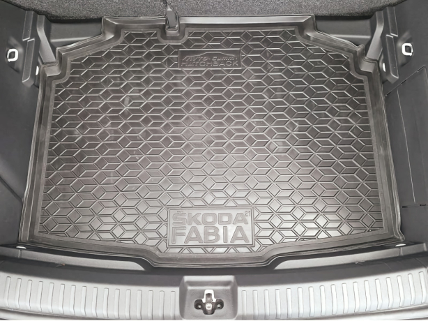 Автомобильный коврик в багажник Skoda Fabia 4 2021- Hatchback (AVTO-Gumm)