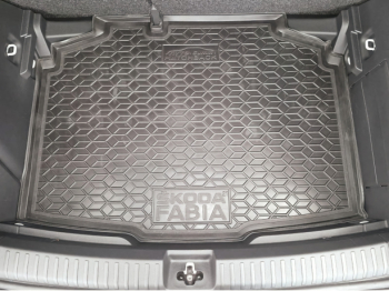 Автомобильный коврик в багажник Skoda Fabia 4 2021- Hatchback (AVTO-Gumm)