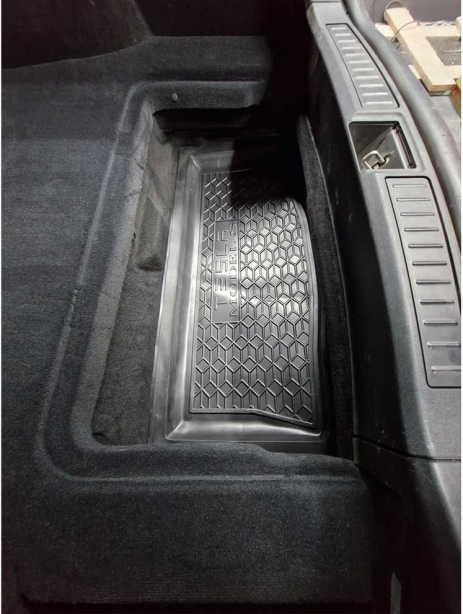 Автомобильный коврик в багажник Tesla Model S 2012- нижний (Avto-Gumm). Фото 2