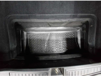 Автомобильный коврик в багажник Tesla Model S 2012- нижний (Avto-Gumm)