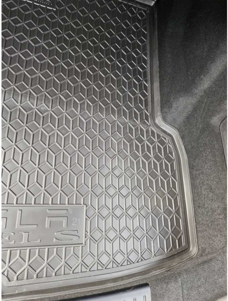 Автомобильный коврик в багажник Tesla Model S 2021- (Avto-Gumm). Фото 4
