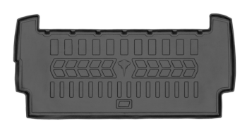 Коврик в багажник для Rivian R1S (2022-...) 7 мест с бортиками 30 мм (Stingray)