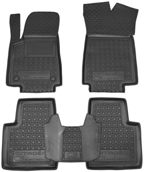 Коврики в салон Citroen C3 Aircross (2024-...) Резиновые Avto-Gumm
