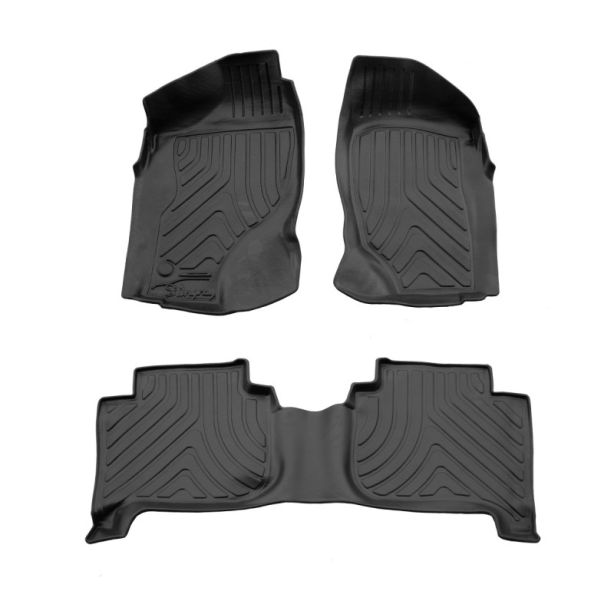 3D резиновые коврики для Nissan Terrano II R20 1993-2005 5-ти дверный с бортиками 30 мм Stingray