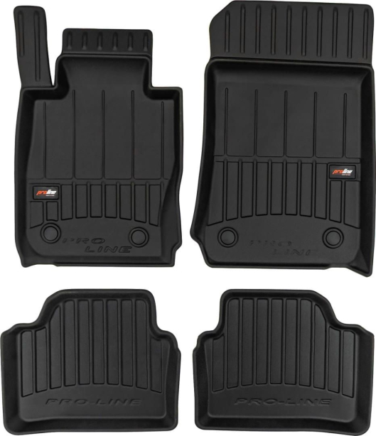 Резиновые коврики в салон для BMW 3-series E90 E91 E92 2004-2013 полный привод Frogum Proline 3D