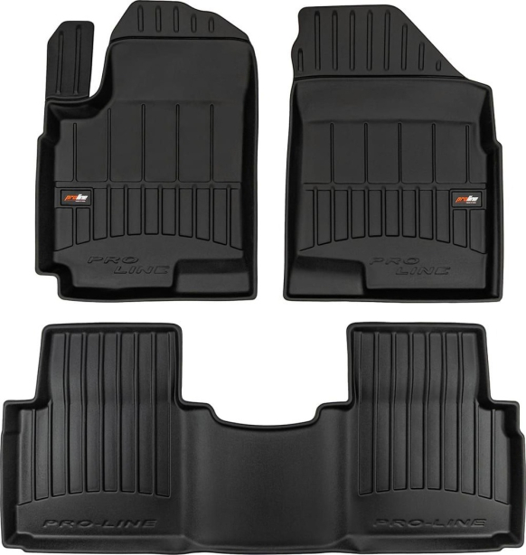 Резиновые коврики в салон для Dongfeng Fengon 580 (mkII) 2021→; DSKF 600 (mkI) 2024→ (не PHEV) (Frogum Proline 3D)