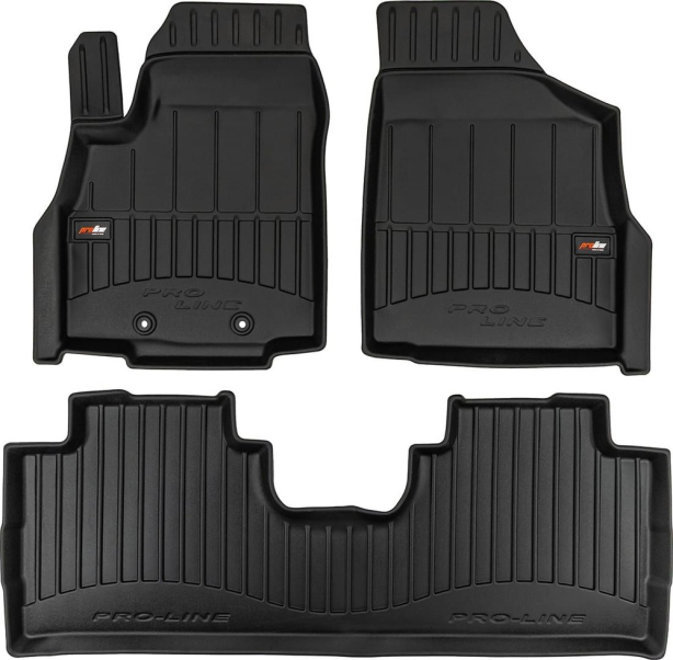 Резиновые коврики в салон для Forthing T5 Evo (mkI) 2020→ (Frogum Proline 3D)
