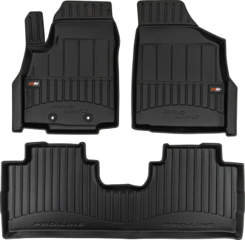 Резиновые коврики в салон для Forthing T5 Evo (mkI) 2020→ (Frogum Proline 3D)
