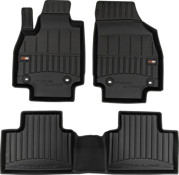 Резиновые коврики в салон для MG ZS (mkII) 2024→ (гибрид) (Frogum Proline 3D)