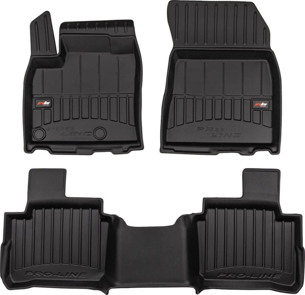 Резиновые коврики в салон для Nissan Qashqai (mkIII) 2021→ (гибрид) (Frogum Proline 3D)