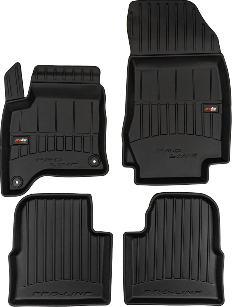 Резиновые коврики в салон для Peugeot 2008 (mkII) 2023→ (гибрид) (Frogum Proline 3D)