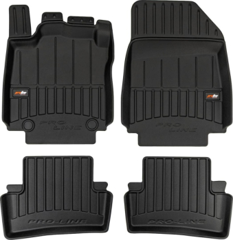 Резиновые коврики в салон для Renault Clio (mkIV) 2012-2020 (Frogum Proline 3D)