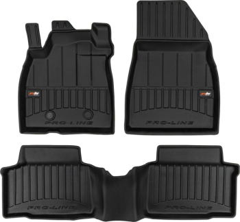 Резиновые коврики в салон для Renault Duster (mkIII) 2023→; Dacia Duster (mkIII) 2023→ (не MHEV)(передний привод) (Frogum Proline 3D)