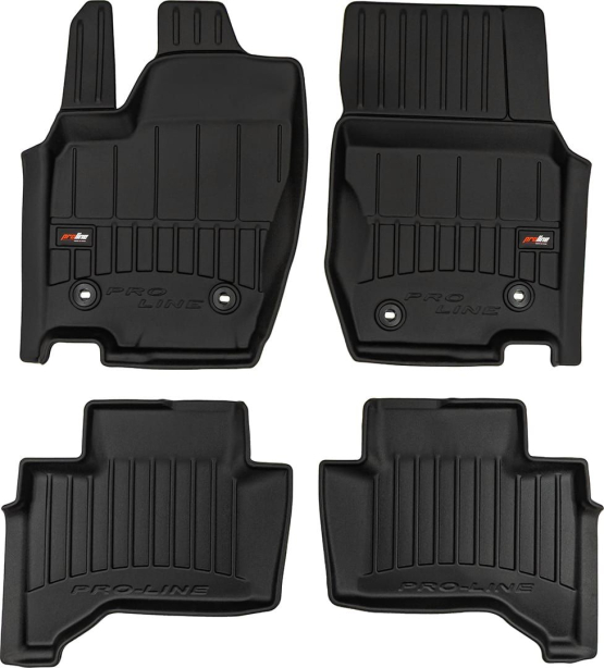 Резиновые коврики в салон для Toyota Land Cruiser Prado (J250) 2023→; Lexus GX (mkIII) 2023→ (Frogum Proline 3D)