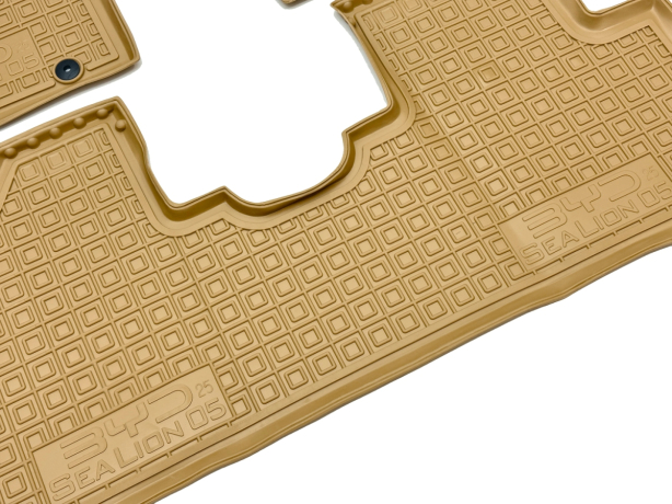 Автомобильные коврики в салон BYD Sea Lion 05 2025- EV бежевые (AVTO-Gumm). Фото 2
