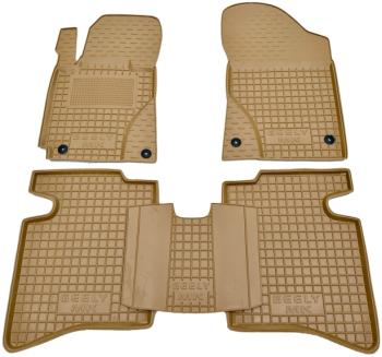 Автомобильные коврики в салон Geely MK/MK-2 2006- бежевые (AVTO-Gumm)