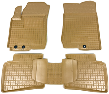 Автомобільні килимки у салон Hyundai Elantra 2006-2011 (HD) бежеві (AVTO-Gumm)