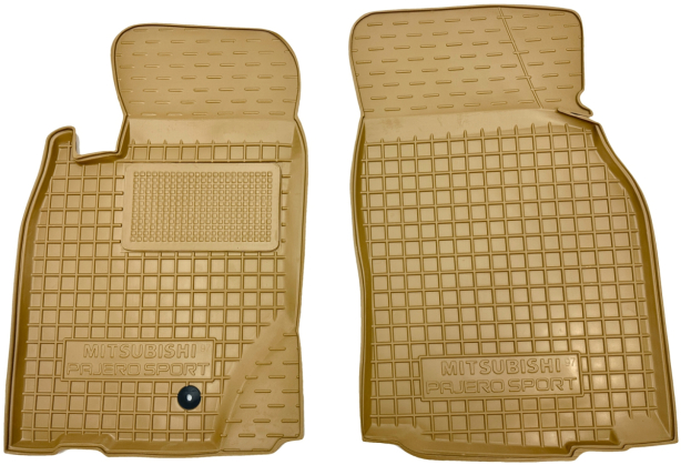 Автомобільні килимки у салон Mitsubishi Pajero Sport 1998-2007 бежеві (AVTO-Gumm). Фото 3