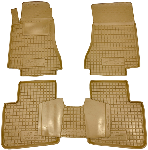 Автомобильные коврики в салон Opel Omega B 1994-2003 бежевые (AVTO-Gumm)