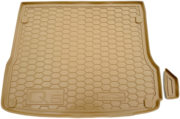 Автомобільний коврик в багажник Audi Q5 2009- бежевий (AVTO-Gumm)