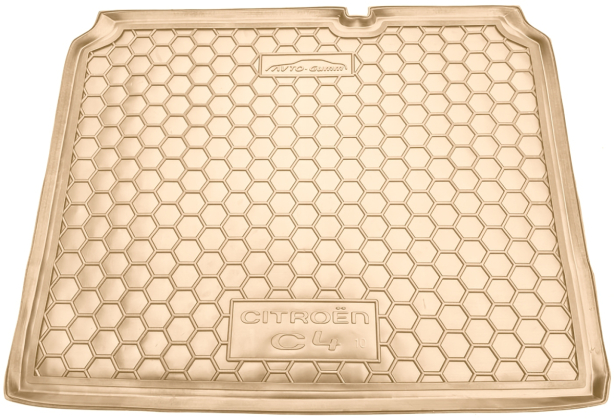 Автомобільний коврик в багажник Citroen C4 2010- бежевий (AVTO-Gumm)