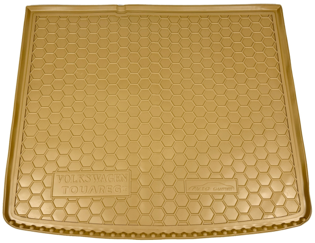 Автомобільний коврик в багажник Volkswagen Touareg 2002-2010 бежевий (AVTO-Gumm)