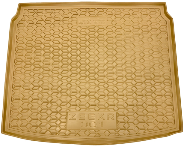 Автомобильный коврик в багажник Zeekr 001 2022- нижняя полка бежевый AVTO-Gumm