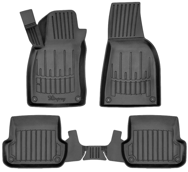 3D килимки для Audi A4 (B6/B7) (2000-2008) з бортиками 30 мм (Stingray). Фото 8