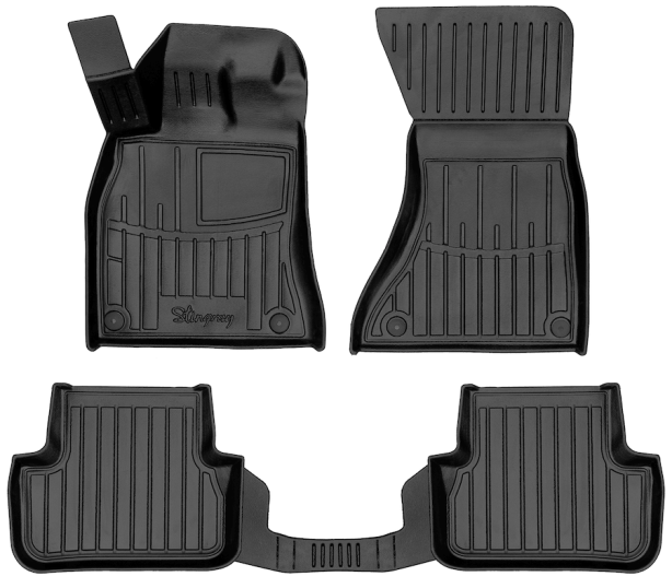 3D килимки для Audi A4 (B8) (2007-2015)  з бортиками 30 мм (Stingray). Фото 3