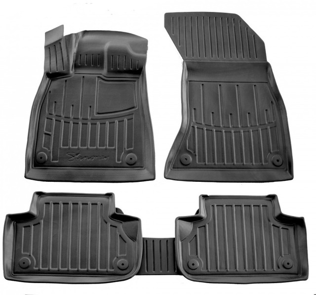 3D килимки Audi Q5 (FY) (2016-...) з бортиками 30 мм (Stingray)