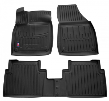 3D килимки Audi Q5 e-tron (2021-...) (5/6 місць) з бортиками 30 мм (Stingray)