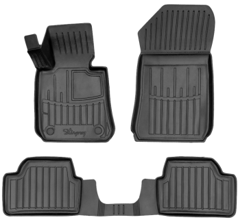 3D килимки для BMW 1 (E87) (2004-2011) з бортиками 30 мм (Stingray)