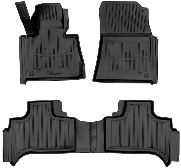 3D килимки для BMW X5 (E53) (1999-2006)  з бортиками 30 мм (Stingray). Фото 7