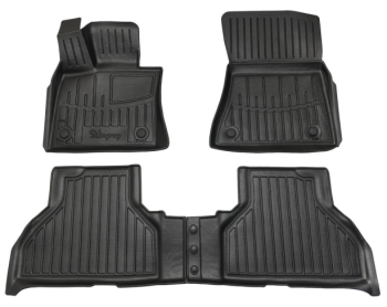 3D коврики BMW X6 (E71) (2008-2014) з бортиками 30 мм (Stingray). Фото 2