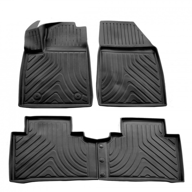 3D килимки BUD YUAN PLUS (2021-...) з бортиками 30 мм (Stingray)