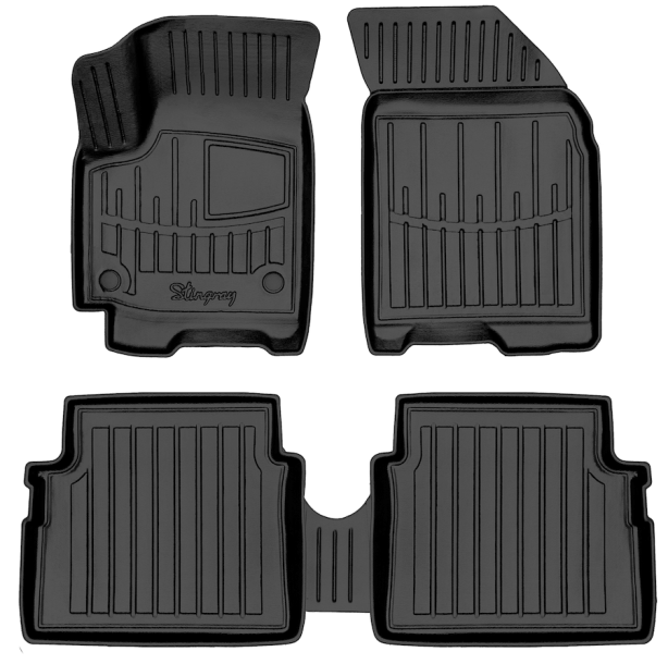 3D коврики Chevrolet Aveo T200/T250 2002-2012 с бортиками 30 мм Stingray