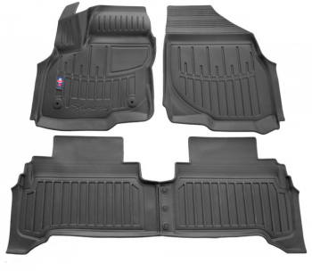 3D килимки Chevrolet Bolt 16-/Opel Ampera E 16- з бортиками 30 мм (Stingray)