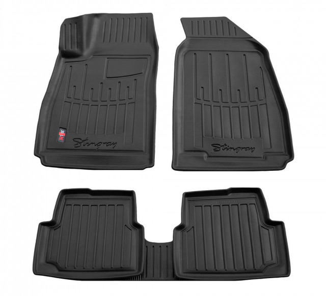 3D килимки Chevrolet Cobalt II (2012-...) з бортиками 30 мм (Stingray)