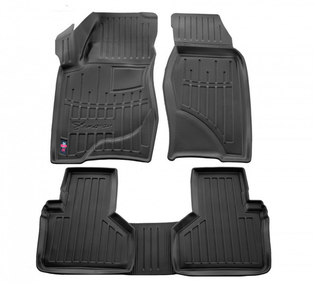 3D килимки Chevrolet Niva 2002- з бортиками 30 мм (Stingray)