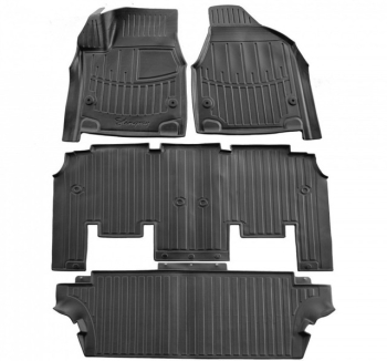 3D килимки CHRYSLER PACIFICA II (RU) (2016-...) з бортиками 30 мм (Stingray)