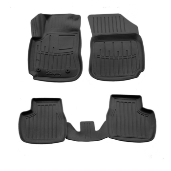 3D килимки Citroen C4 Cactus (2014-...) з бортиками 30 мм (Stingray)