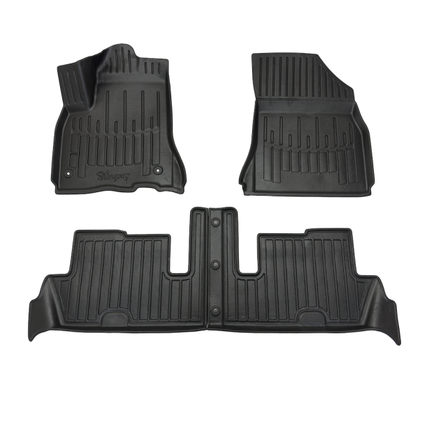 3D килимки Citroen C4 Picasso (2006-2013) з бортиками 30 мм (Stingray)