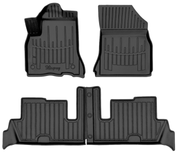 3D килимки для Citroen C4 Picasso (2006-2013)  з бортиками 30 мм (Stingray)