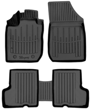3D килимки для Dacia Logan 2004-2013 Sedan з бортиками 30 мм (Stingray)