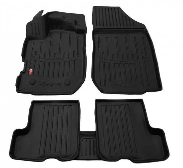 3D килимки Dacia Sandero / Sandero Stepway II (2012-2020) з бортиками 30 мм (Stingray)