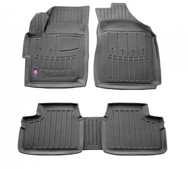 3D килимки Daewoo Matiz (1998-2009) з бортиками 30 мм (Stingray)