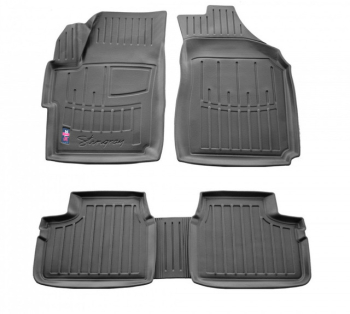 3D килимки Daewoo Matiz (1998-2009) з бортиками 30 мм (Stingray)