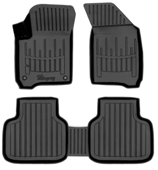 3D килимки для DODGE Journey (2008-2019)  з бортиками 30 мм (Stingray). Фото 6