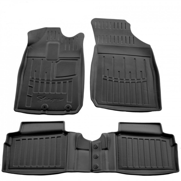 3D килимки Dongfeng EX-1 (2021-...) з бортиками 30 мм (Stingray)